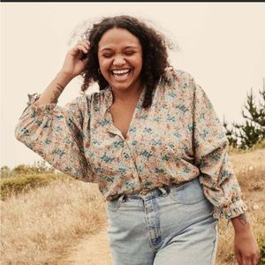 Doen Rose Top in Lady Bird Floral